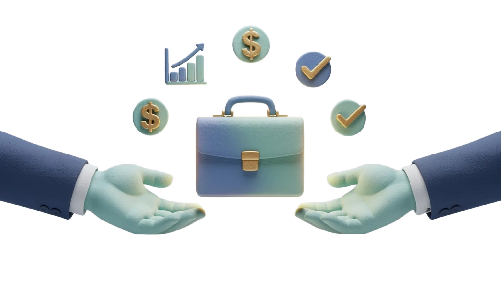 수익 검증된 AI 사업 양도 - 토스 스타일 3D 클레이 일러스트